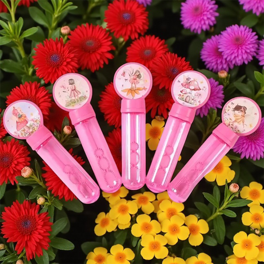 Pink Fairy Bubble With Wands Party Favour