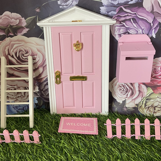 Pink Fairy Door Set