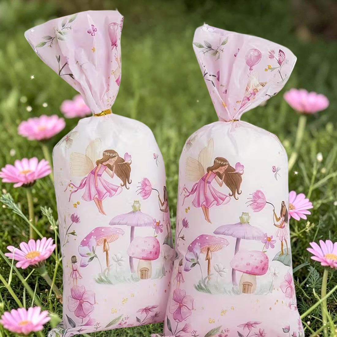 Pink Fairy Party Favour Candy Bags