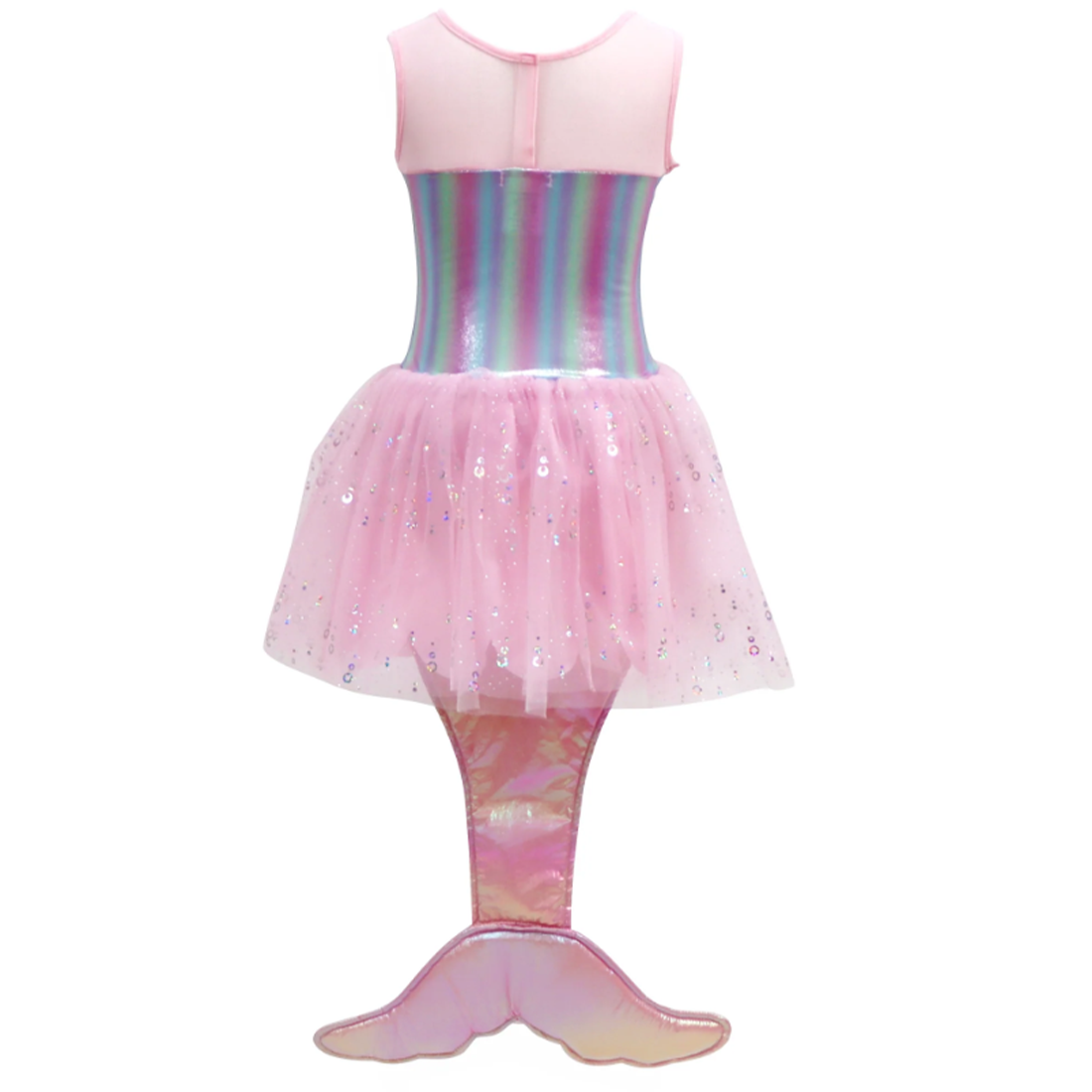 Pink Mermaid Dress with Tail