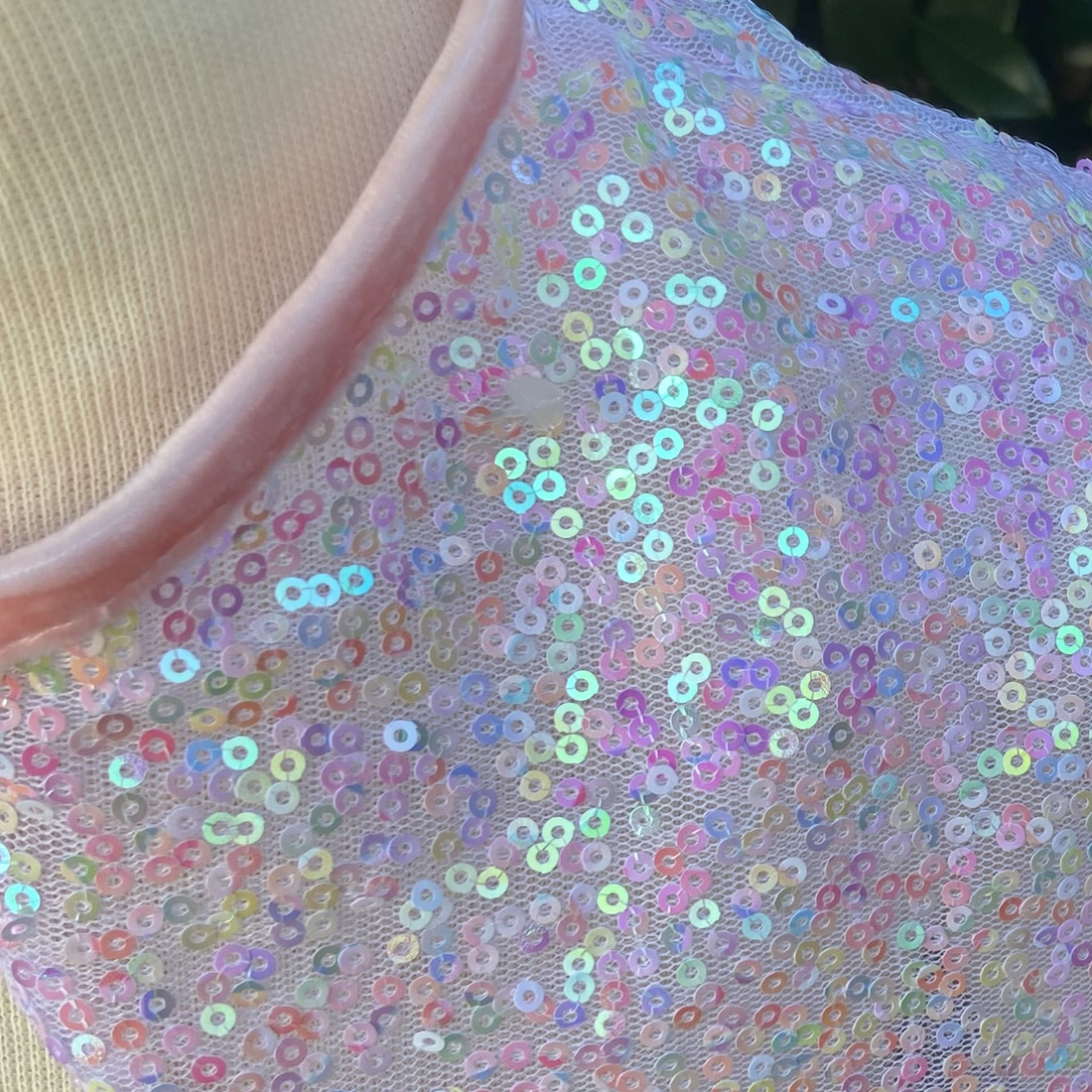 Pink Sequins Twirl Cape Size 4-6