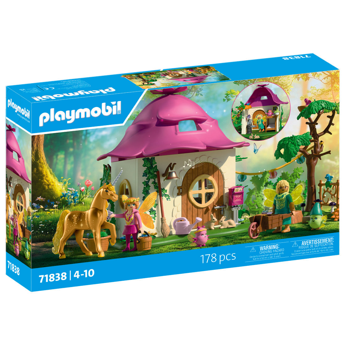 Playmobil - Fairy Home with Golden Unicorn