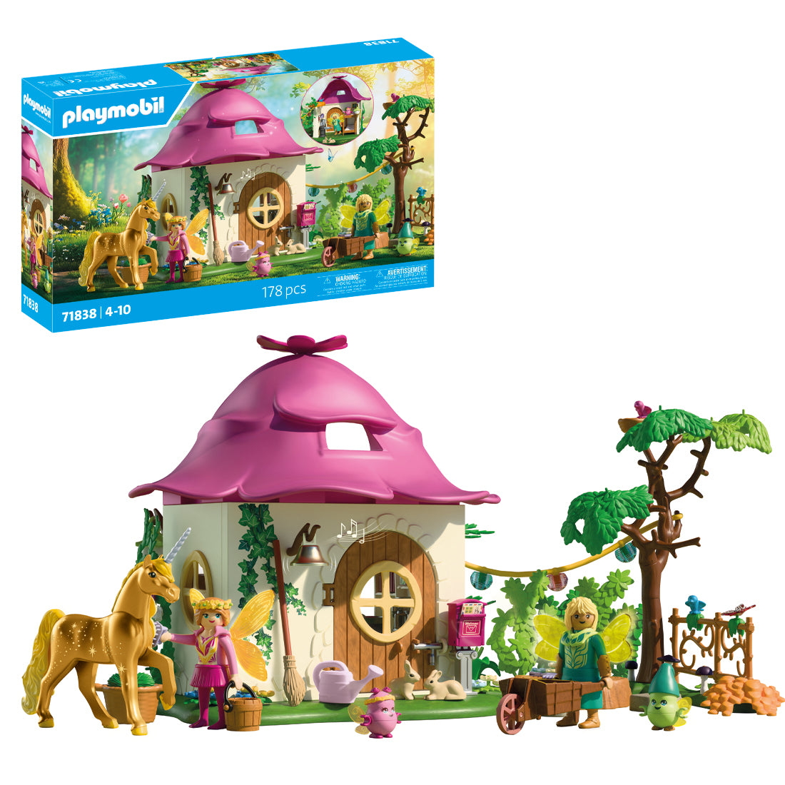 Playmobil - Fairy Home with Golden Unicorn