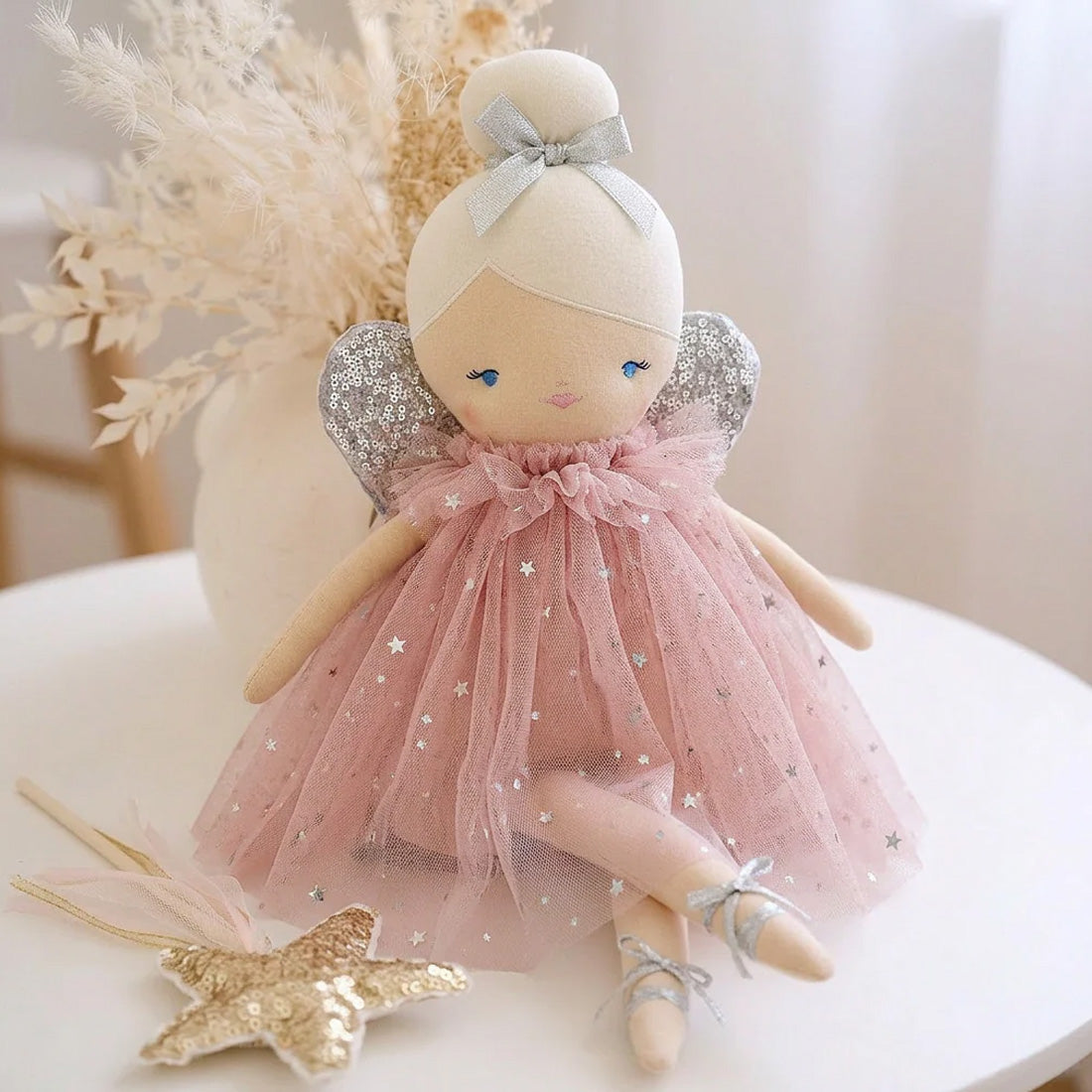 Posy Fairy Doll 43cm Pink Silver