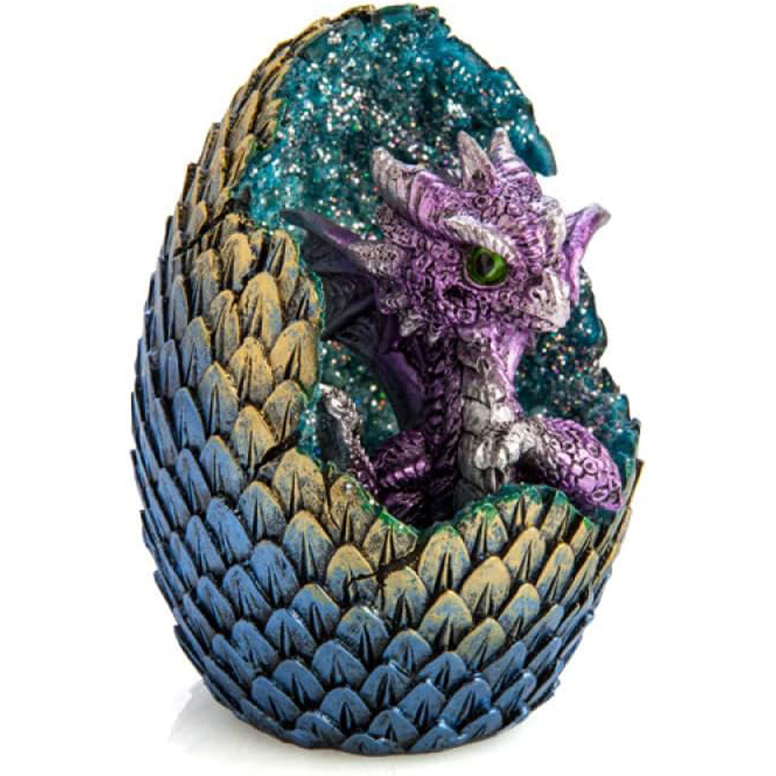 Purple Baby Dragon Crystal Egg LED Light