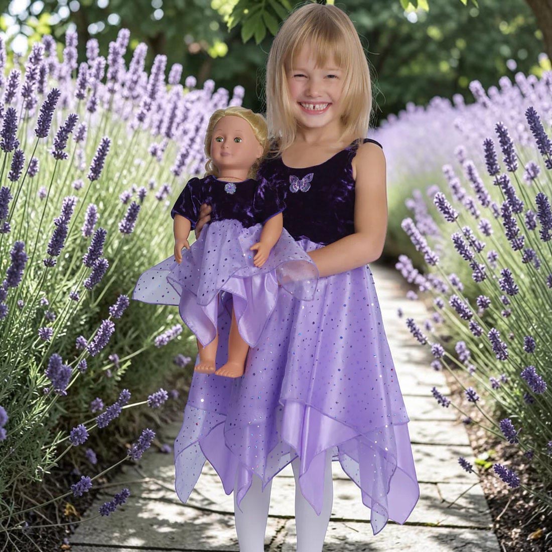 Purple Doll Fairy Dancer Dress