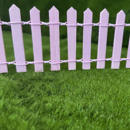 Purple Picket Fairy Fence 45cm x 5cm