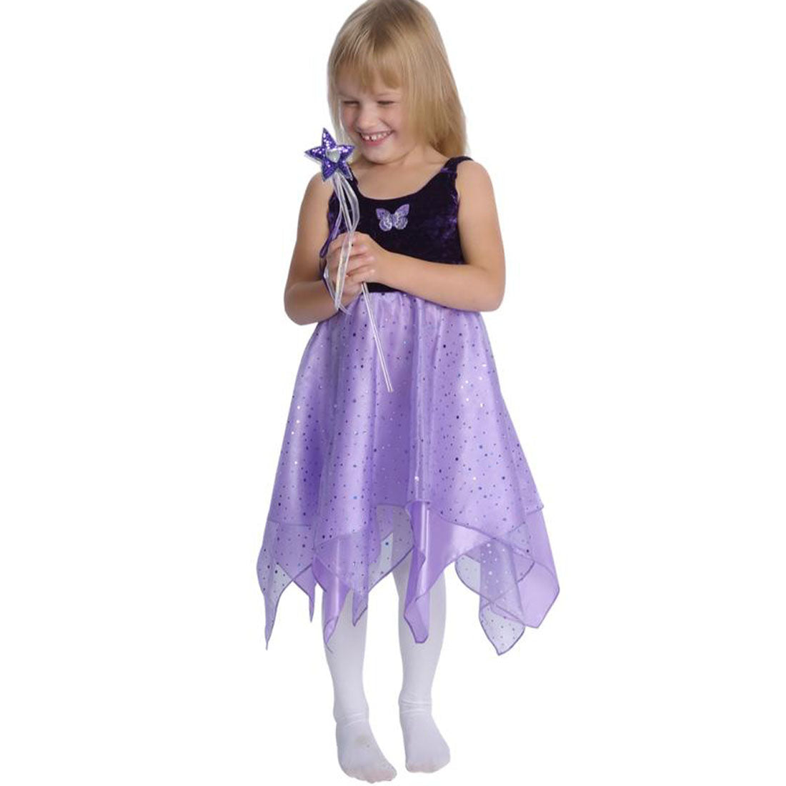 Purple Velvet Fairy Dancer Dress
