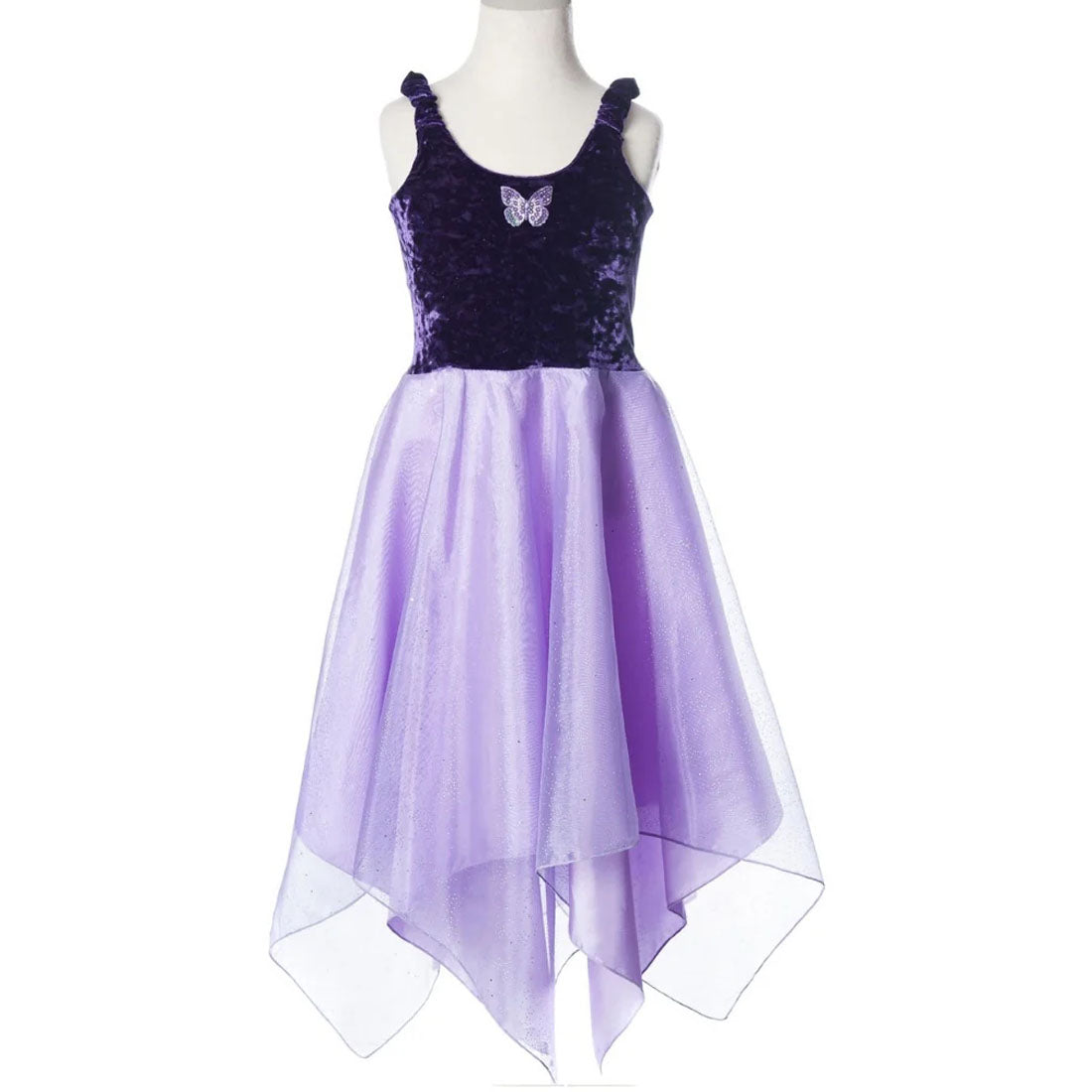 Purple Velvet Fairy Dancer Dress