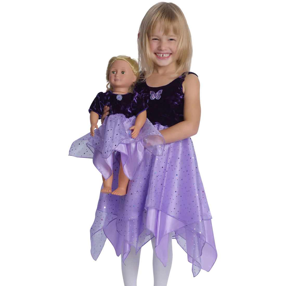 Purple Velvet Fairy Dancer Dress