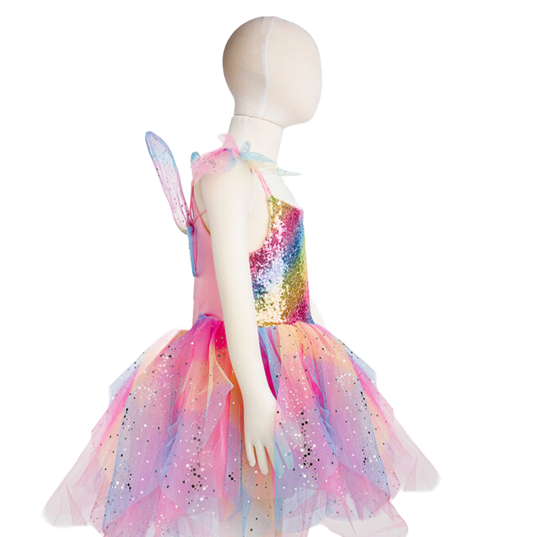 Rainbow Fairy Dress with Wings The Fairy Shop Rainbow Fairy Dress with Wings The Fairy Shop