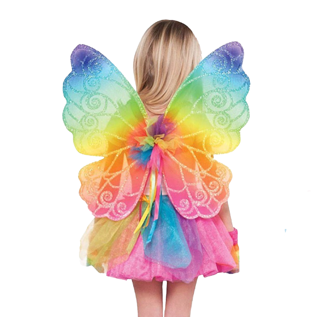 Rainbow Fairy Tutu Wing Set