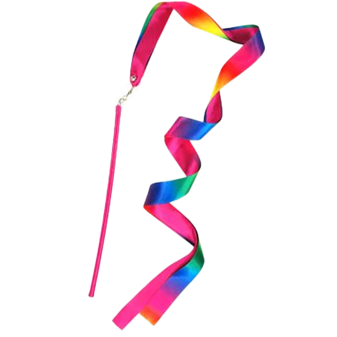 Rainbow Twirl and Dance Ribbon Wand