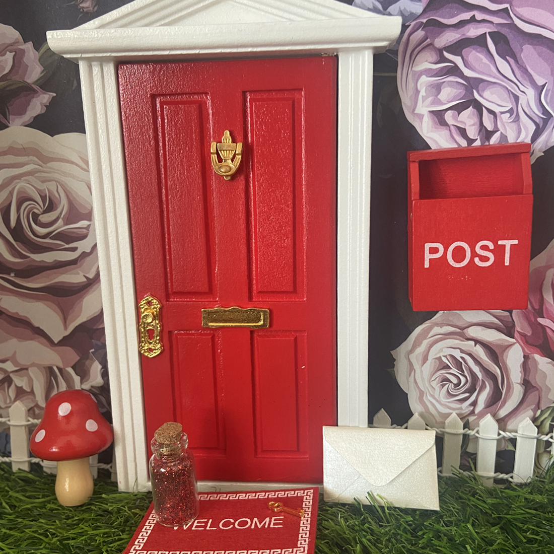 Red Fairy Door Gift Set