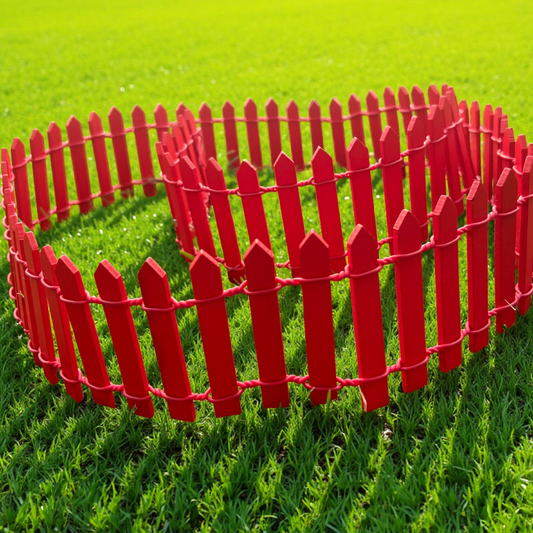 Red Fairy Garden Fence 90cm x 5cm