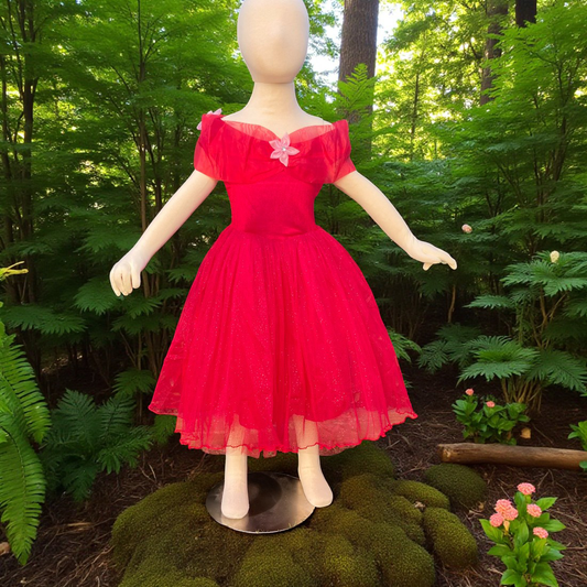 Red Sparkling Fairy Dress