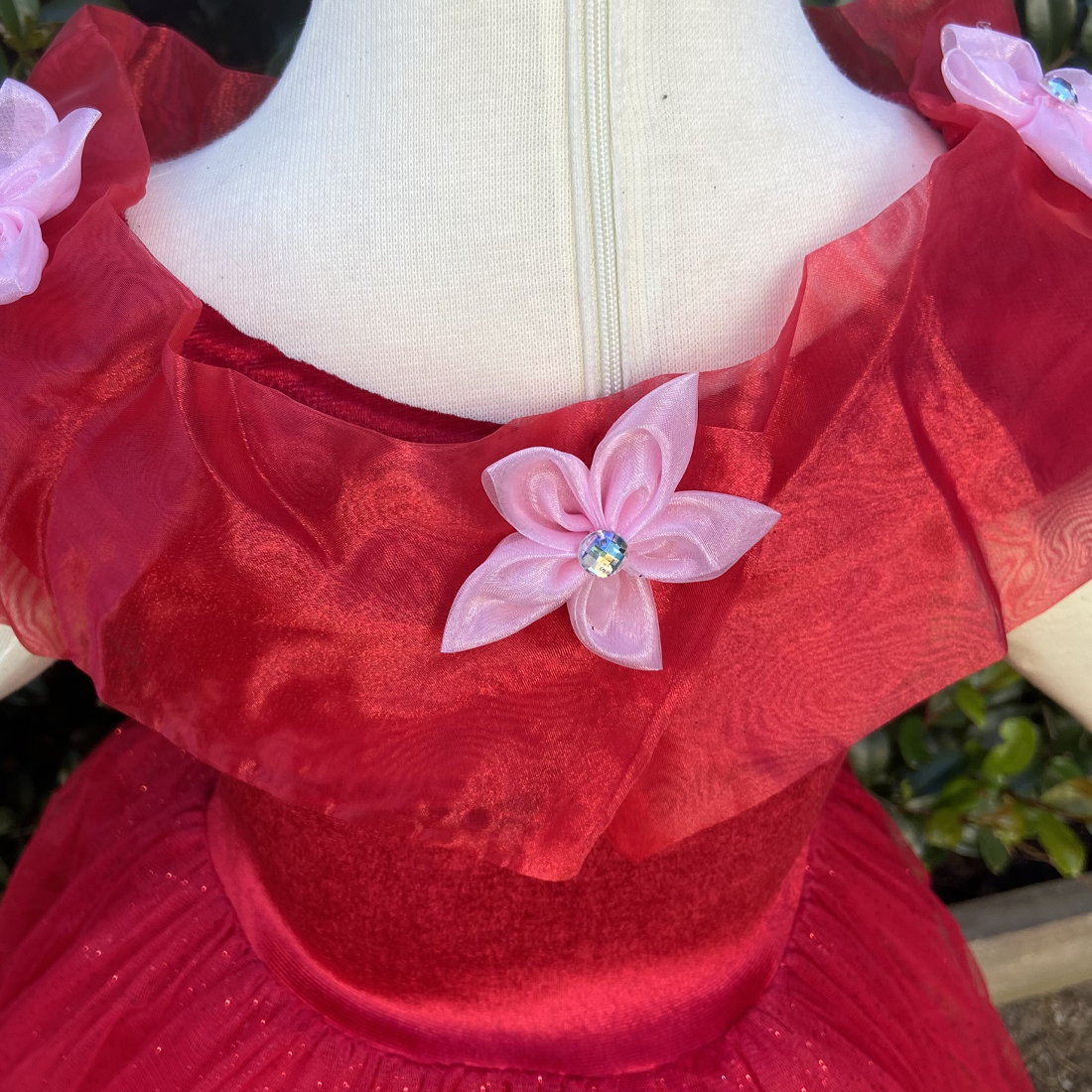 Red Sparkling Fairy Dress