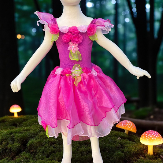Rose Pink Fairy Dress