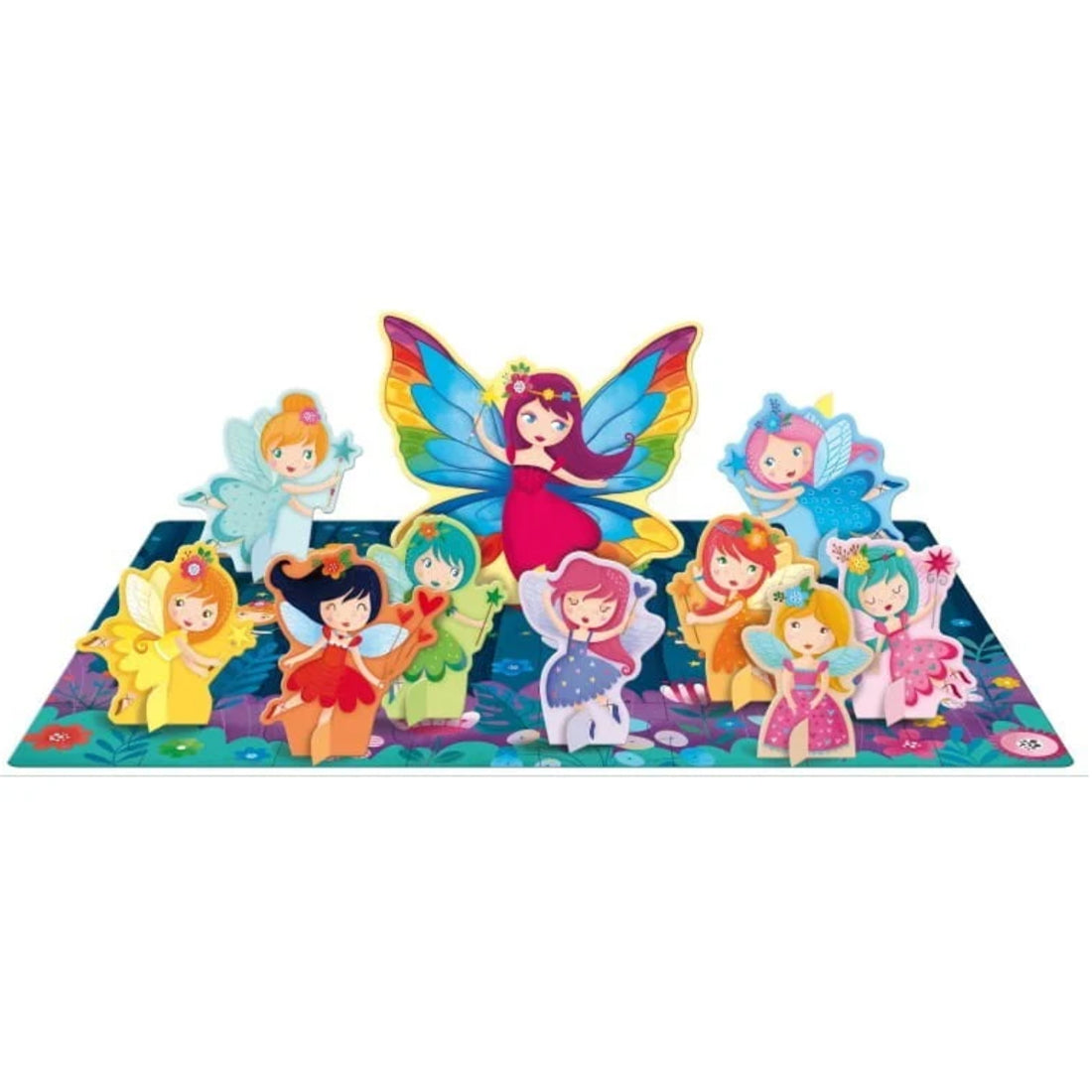 Sassi 3D Puzzle and Book Set – Learn Fairies 40 Pieces