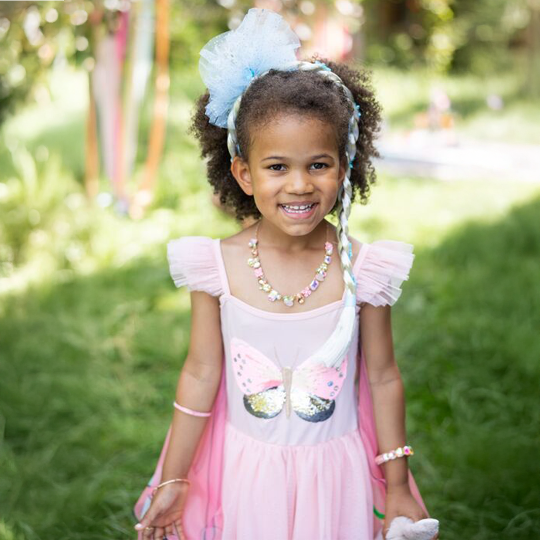 Sequins Secret Butterfly Twirl Dress with Wings Size 5-6