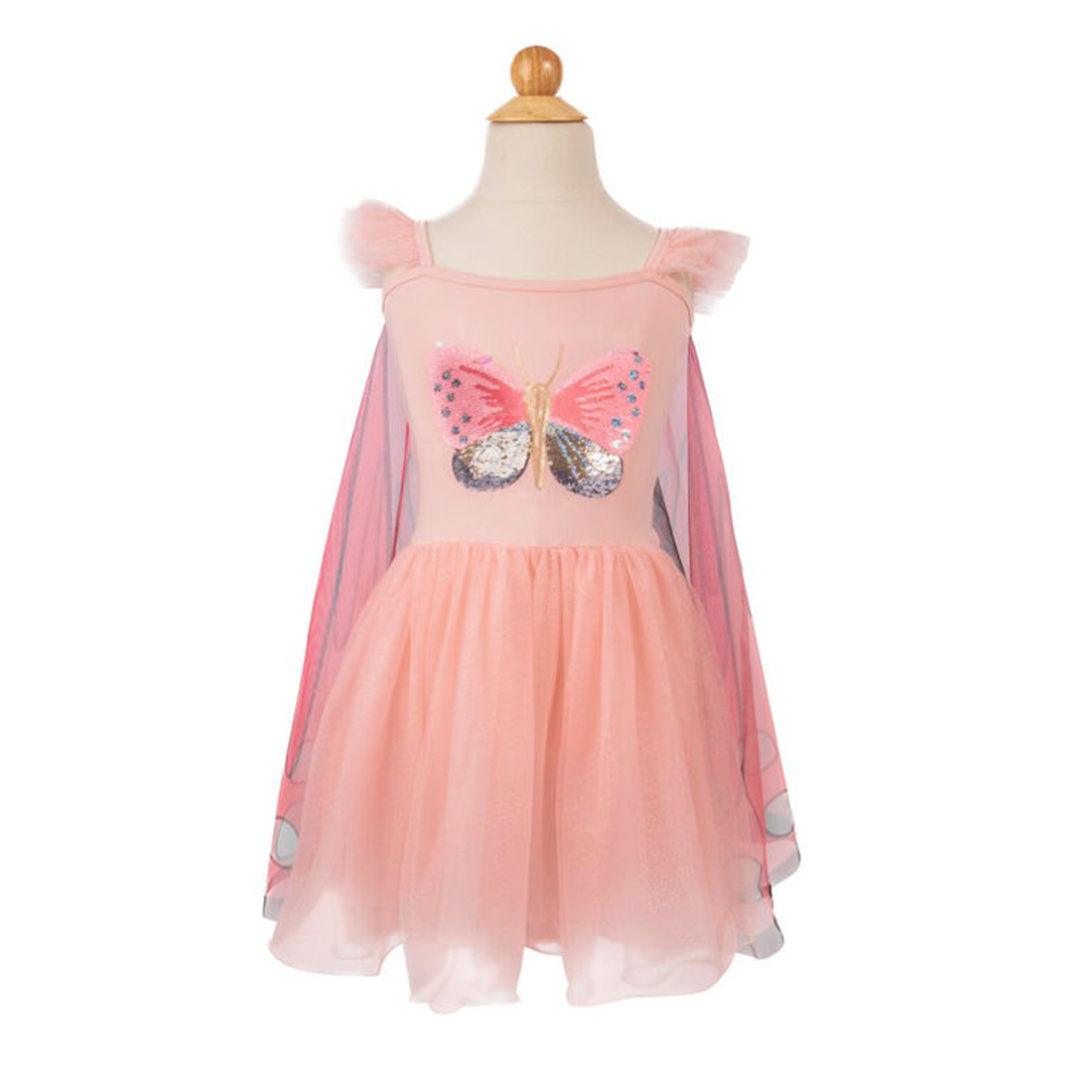 Sequins Secret Butterfly Twirl Dress with Wings Size 5-6