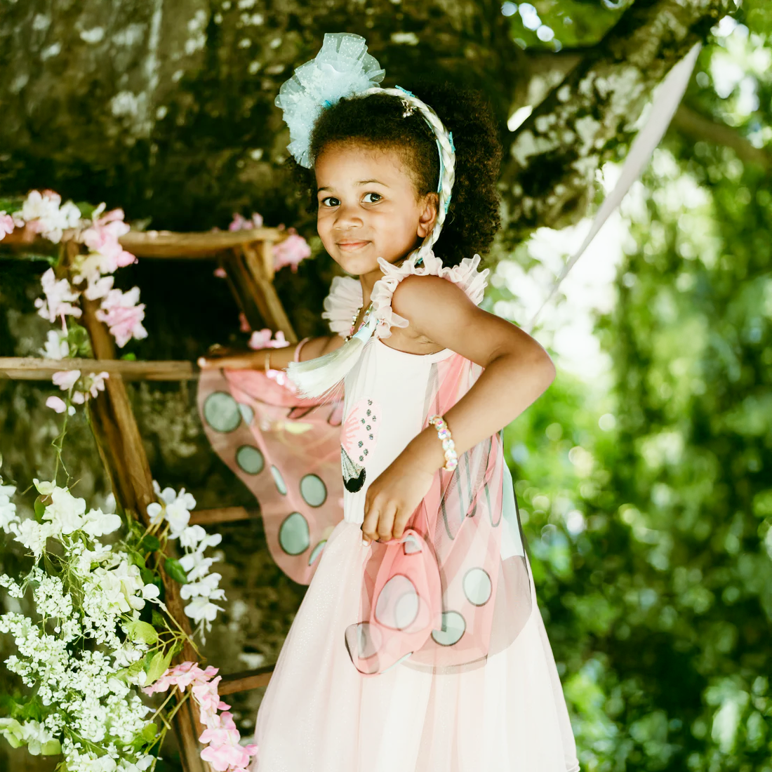 Sequins Secret Butterfly Twirl Dress with Wings Size 5-6