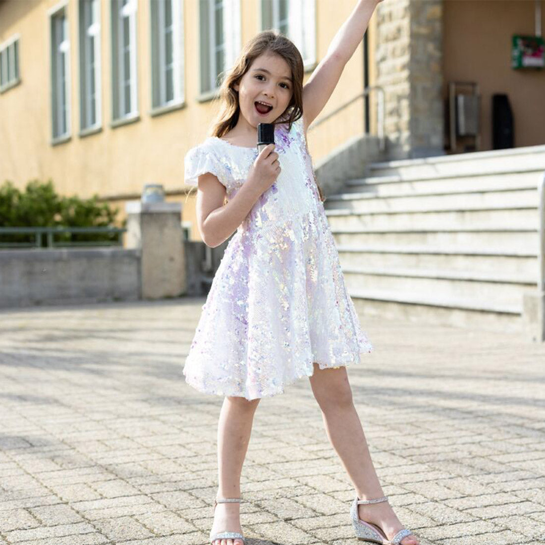 Sequins Sparkle Dress – Shine & Twirl