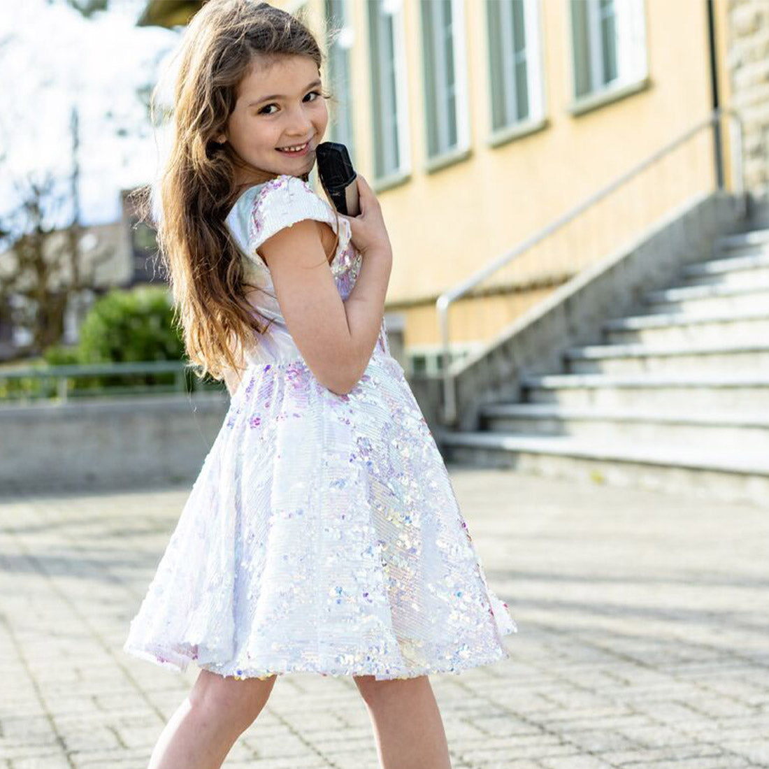 Sequins Sparkle Dress – Shine & Twirl