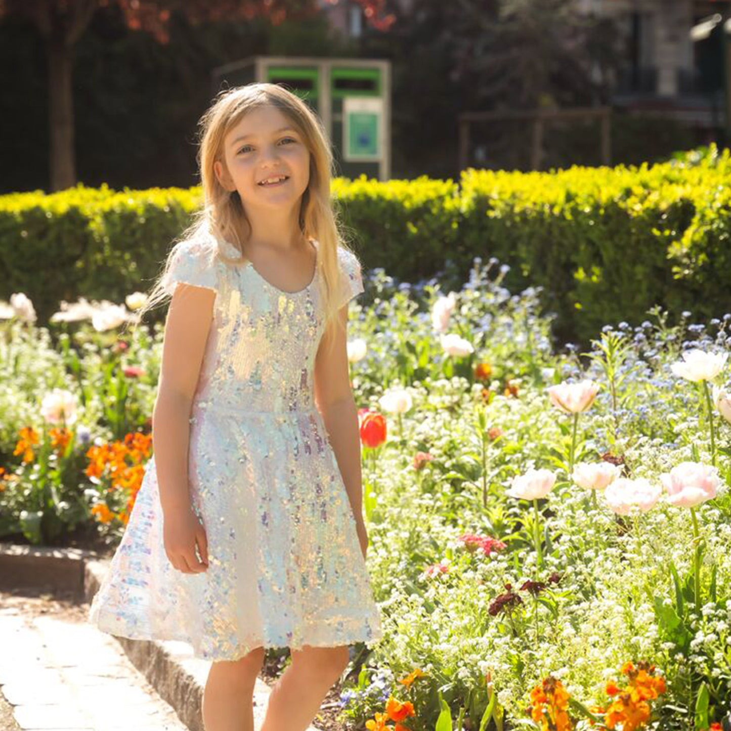 Sequins Sparkle Dress – Shine & Twirl