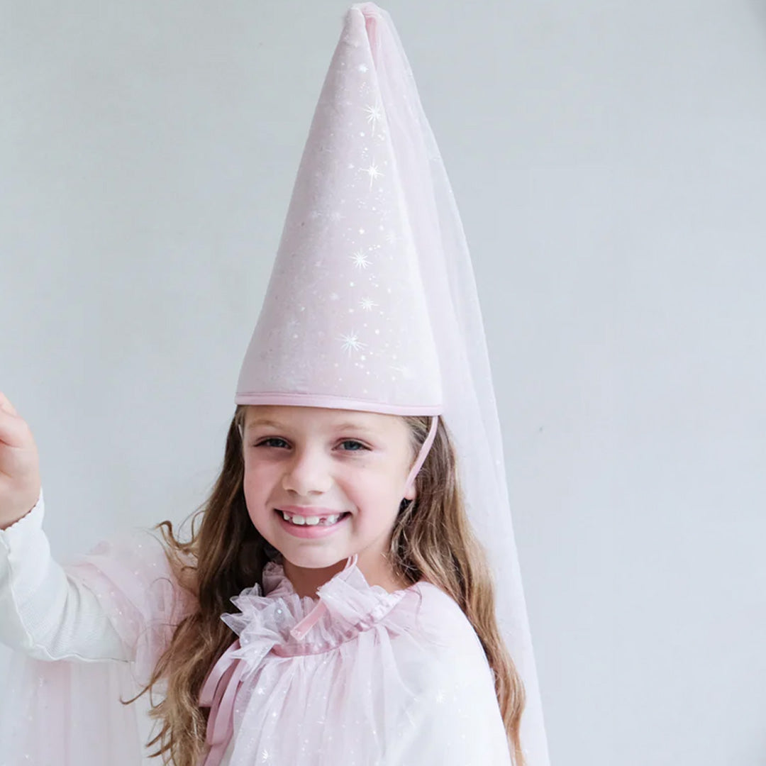 Shimmer Princess Hat with Veil