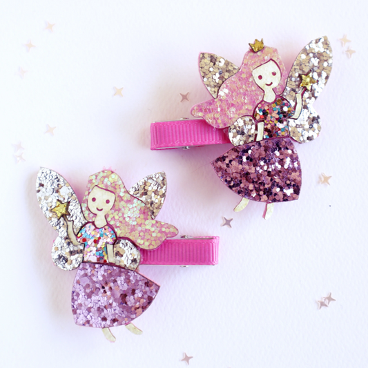 Shimmering Fairy Hair Clips