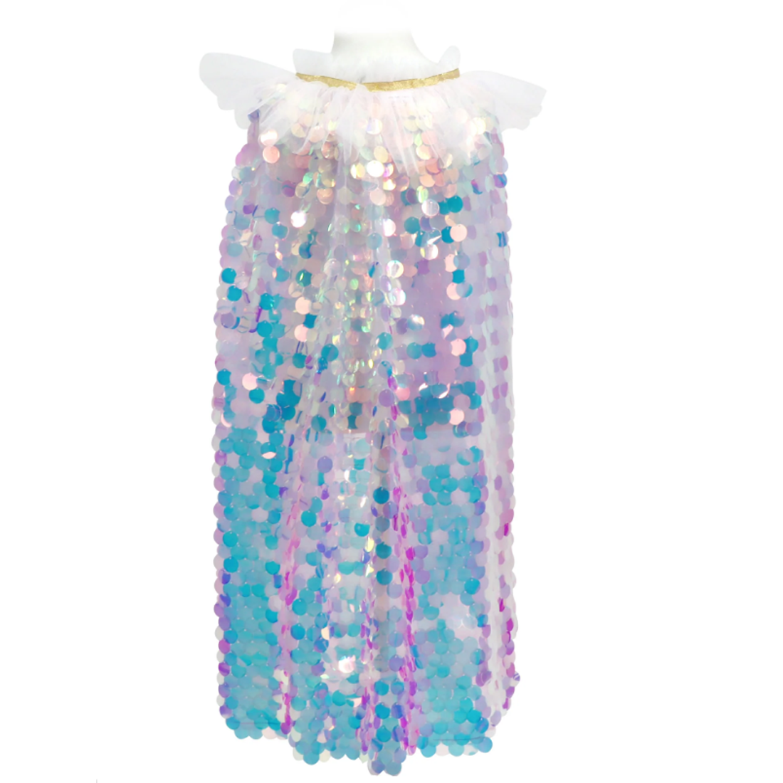 Shimmering Mermaid Sequinned Party Cape