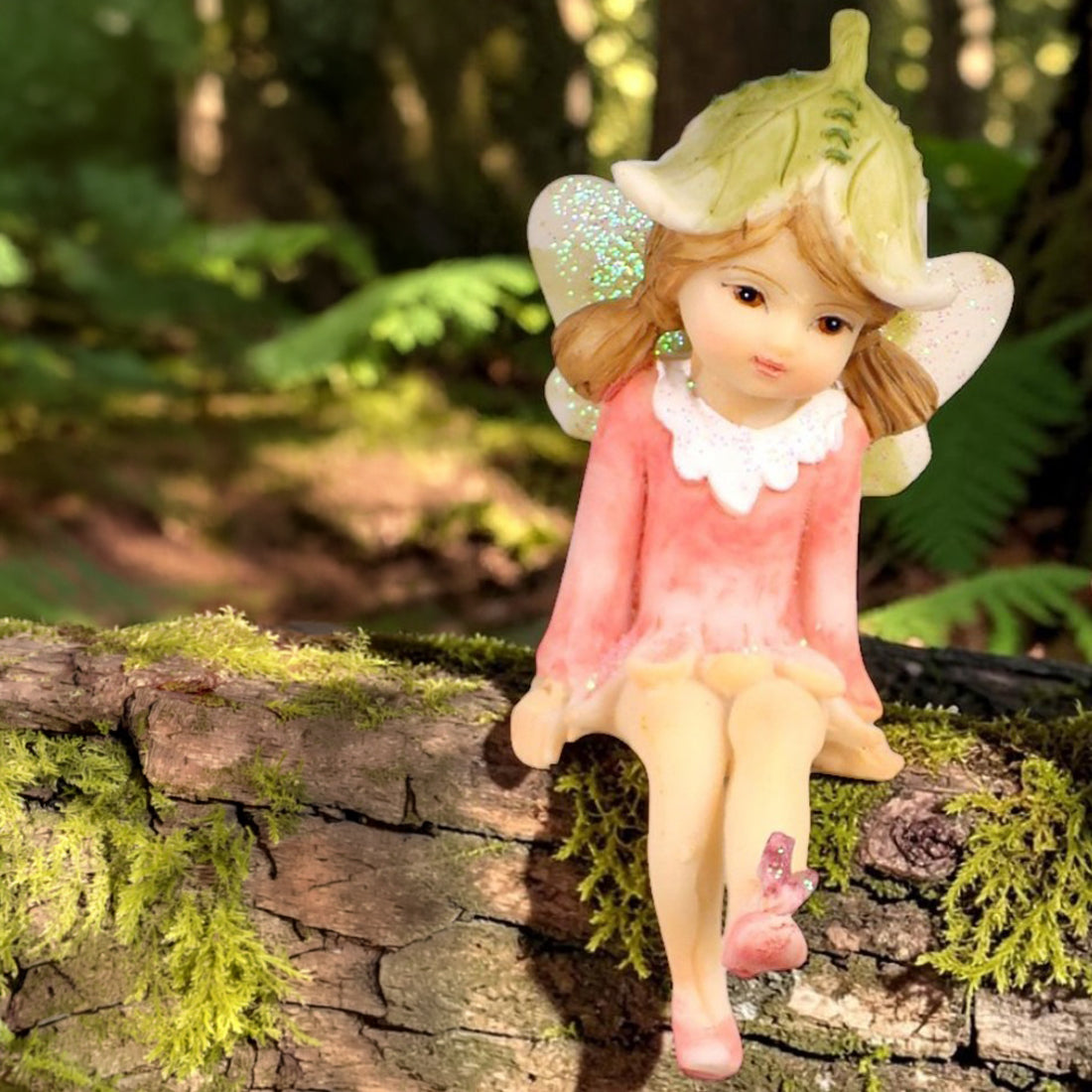 Sitting Fairy Friends Figurines Pink or Purple