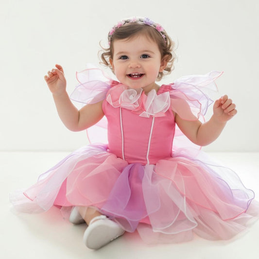 Sky Pink Fairy Toddler Dress