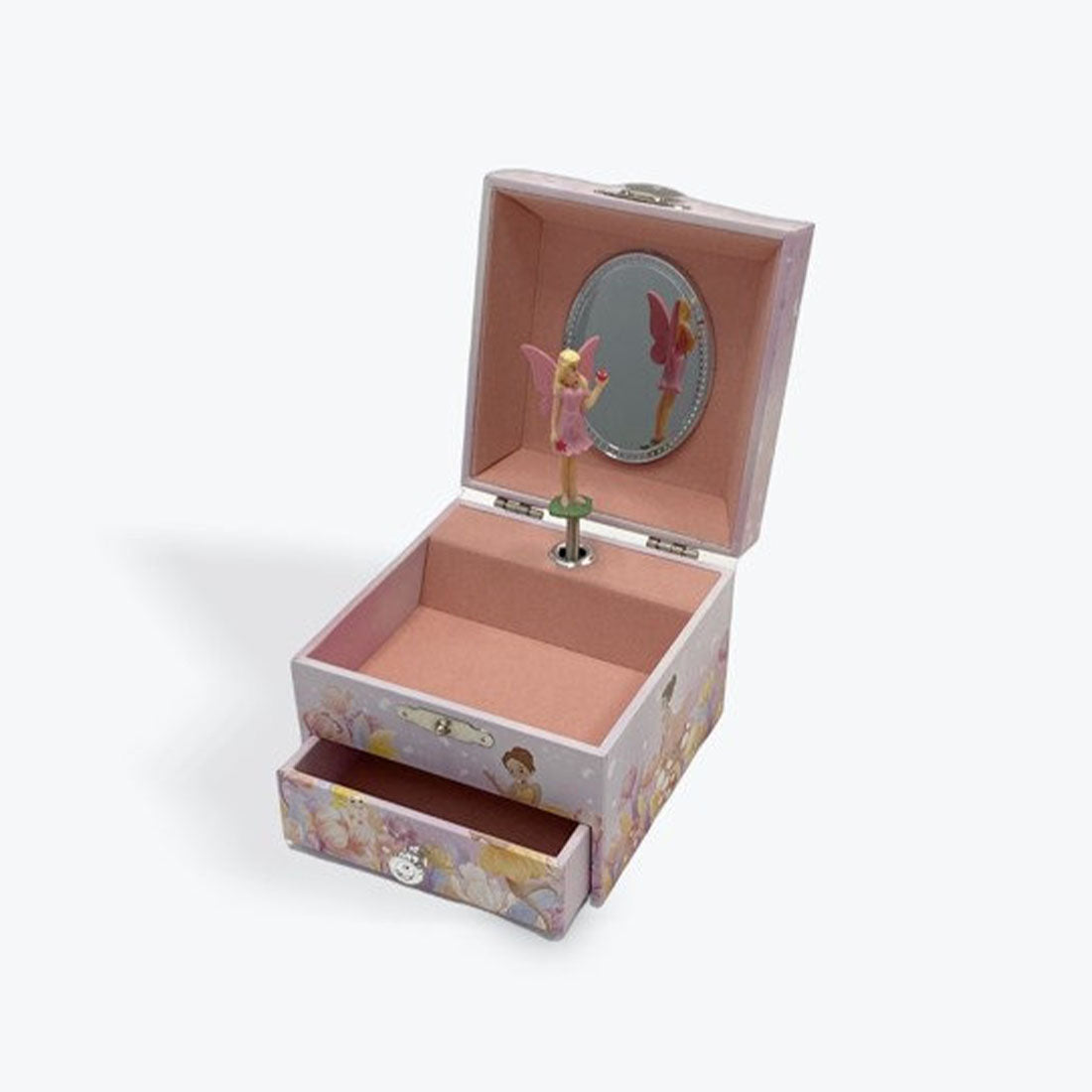Small Musical Dancing Fairy Jewellery Box With Drawer