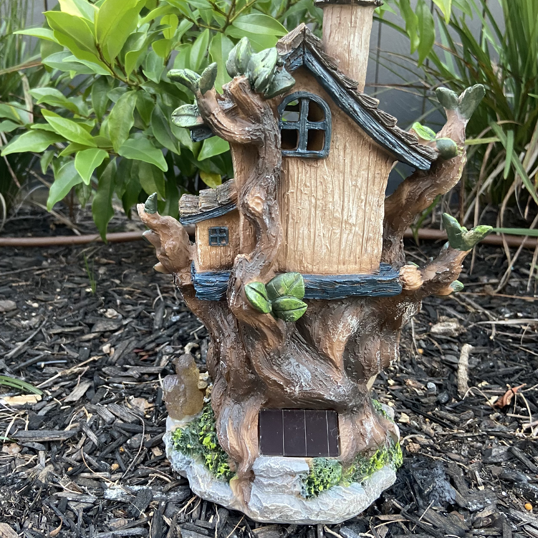 Solar Fairy Garden Gnome Welcome House