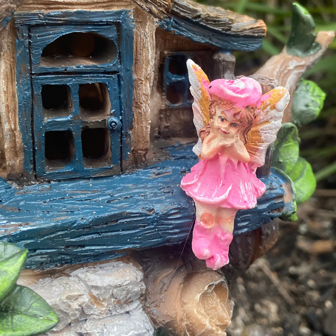 Solar Fairy Garden Gnome Welcome House