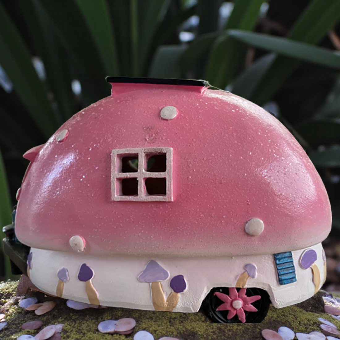 Solar Fairy Pink Caravan