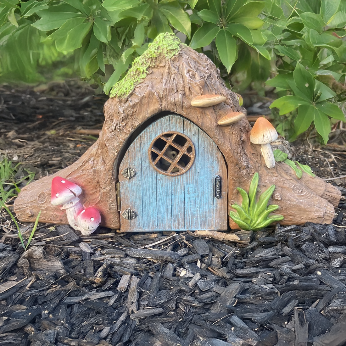 Solar Hobbit House with Opening Door