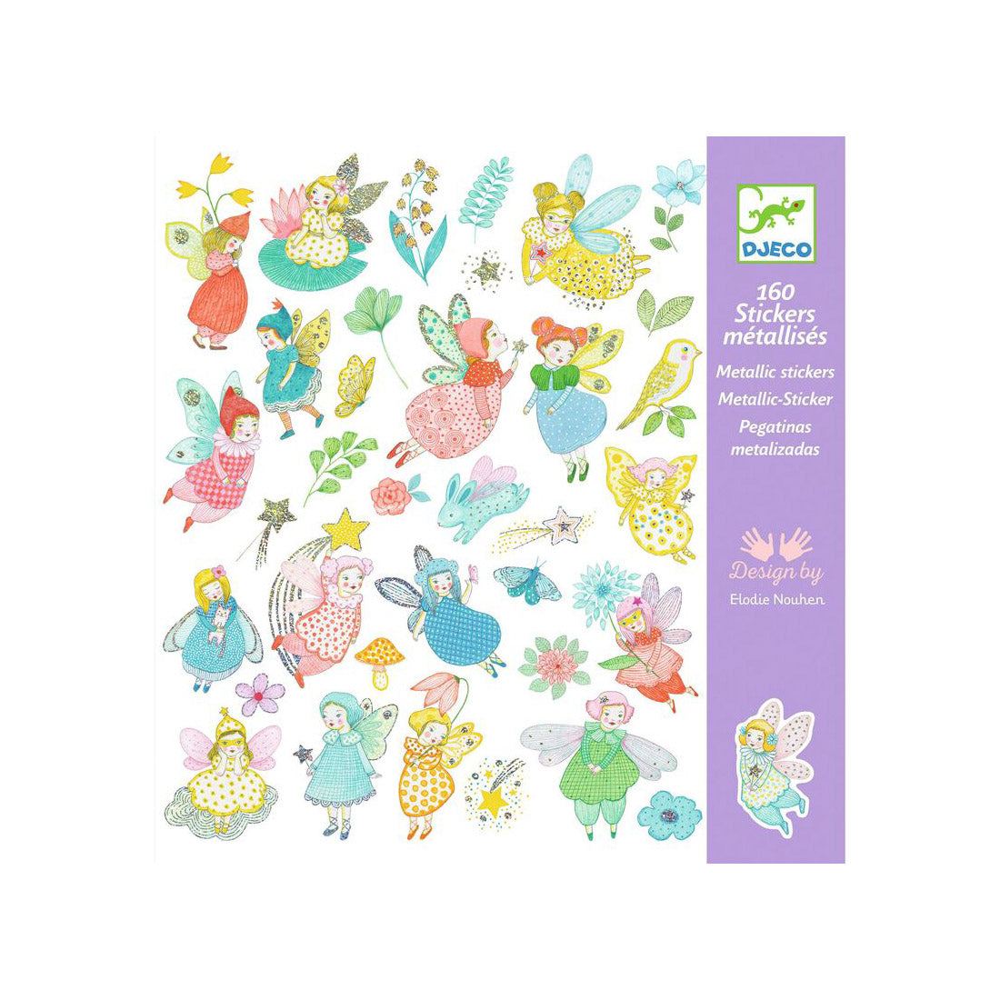 Sparkly Fairies Metallic Sticker Set