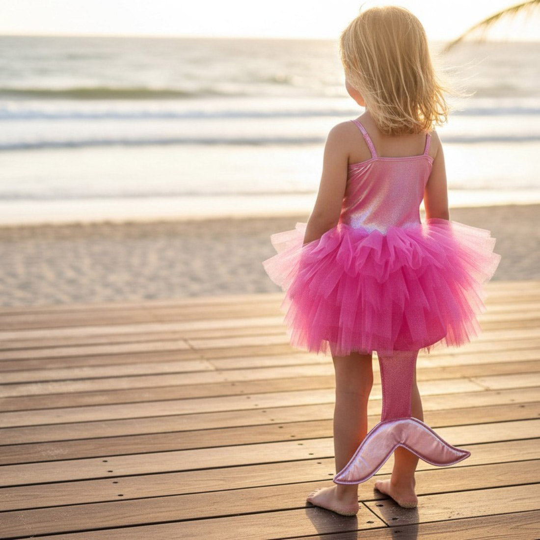 Sunset Pink Mermaid Dress