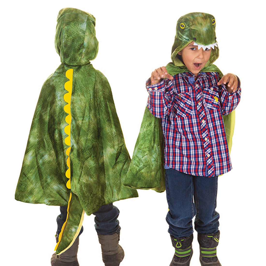 T-Rex Hooded Cape Size 4-5 Years