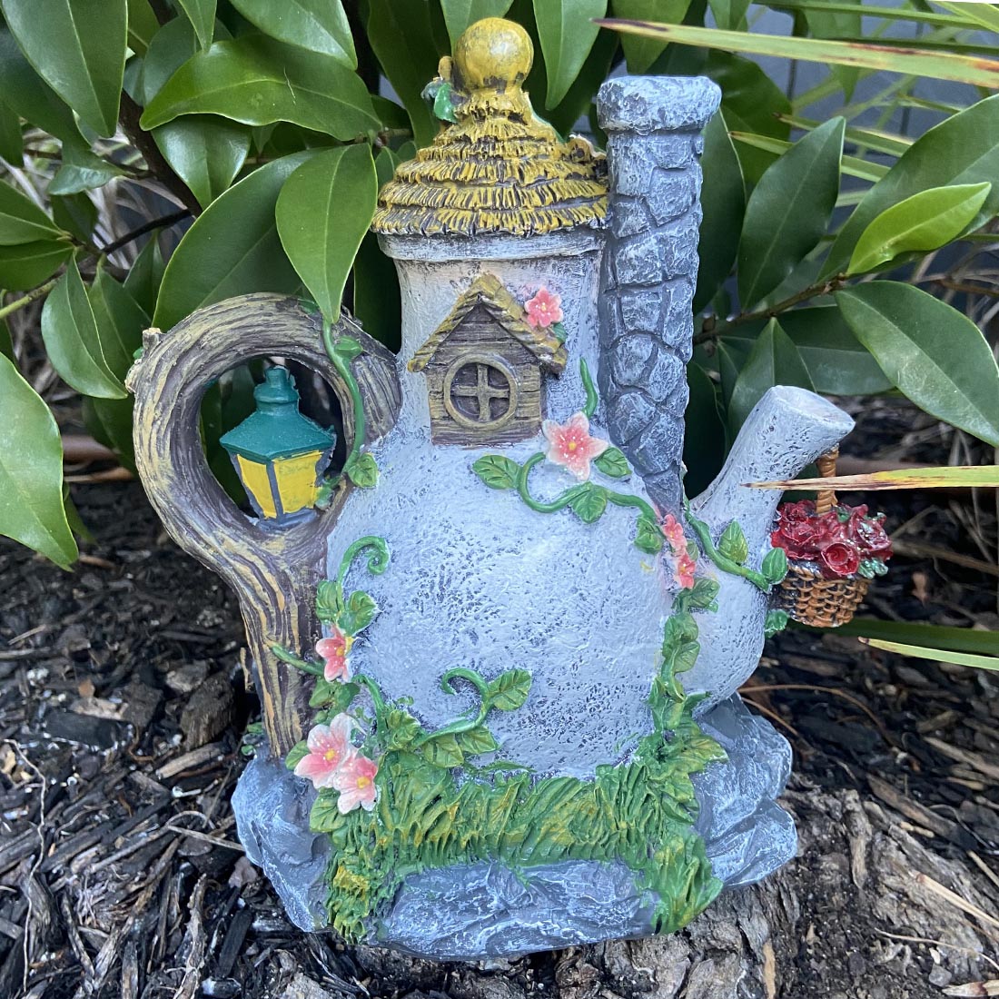 Teapot Fairy Garden House