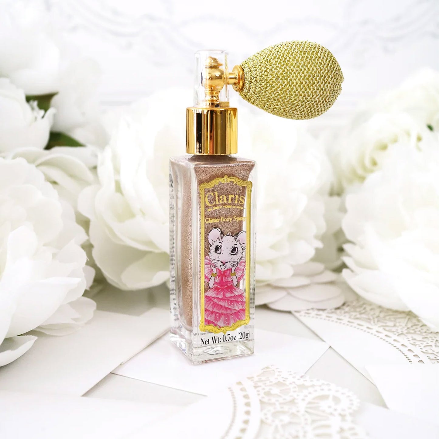 The Chicest Mouse In Paris Glitter Body Spray Atomiser