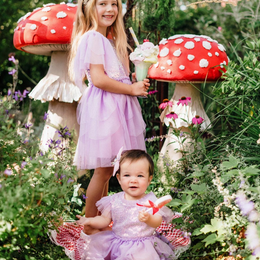 The Magic Faraway Tree Sequin Fairy Dress Baby - Lilac
