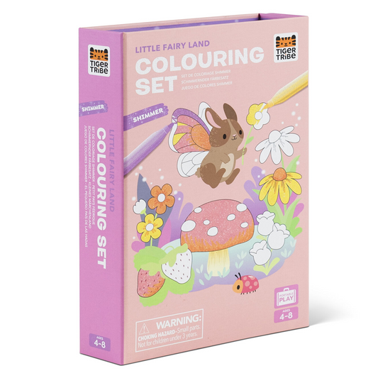 Tiger Tribe Shimmer Colouring Set - Little Fairy Land