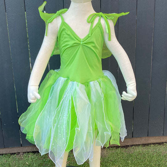 Tinker Bell Inspired Fairy Dress Large