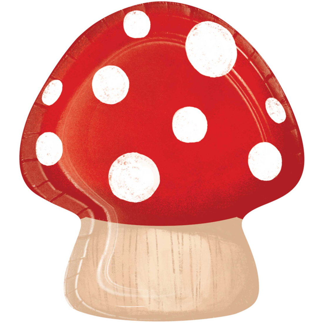 Toadstool Paper Plates 8pk