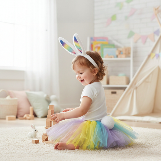 Toddler Easter Tutu and Bunny Ears Set