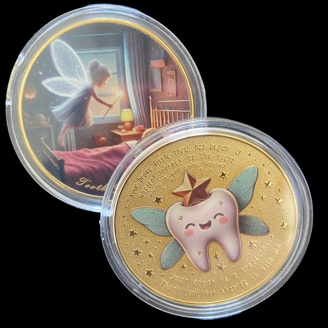 Tooth Fairy Gold Commemorative Coin – The Fairy Shop